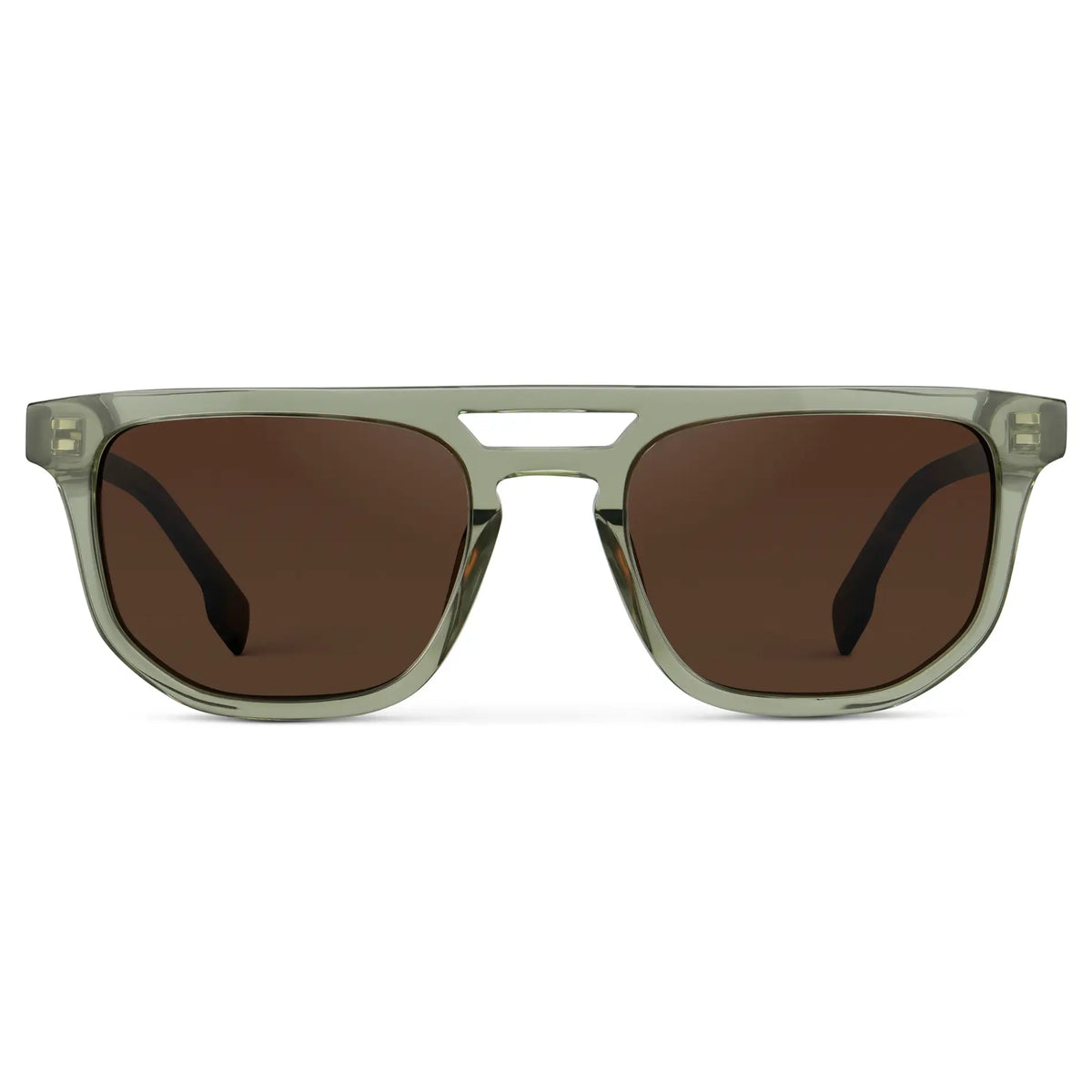 Palm Green / Dark Brown Lens