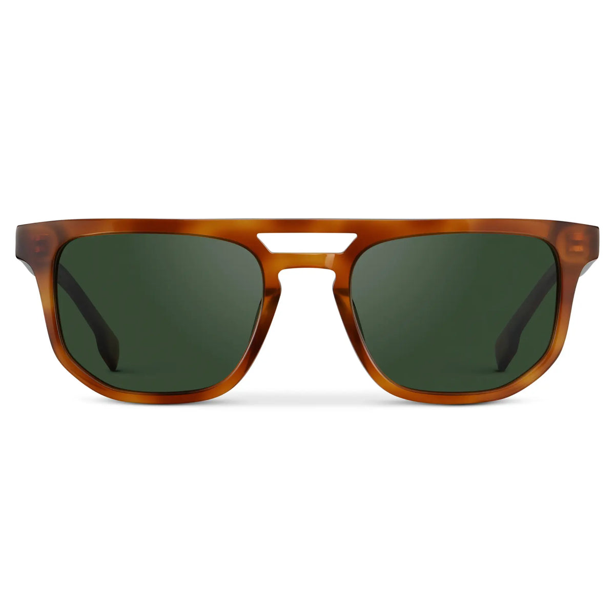 Honey Tortoise / Smoke Green Lens