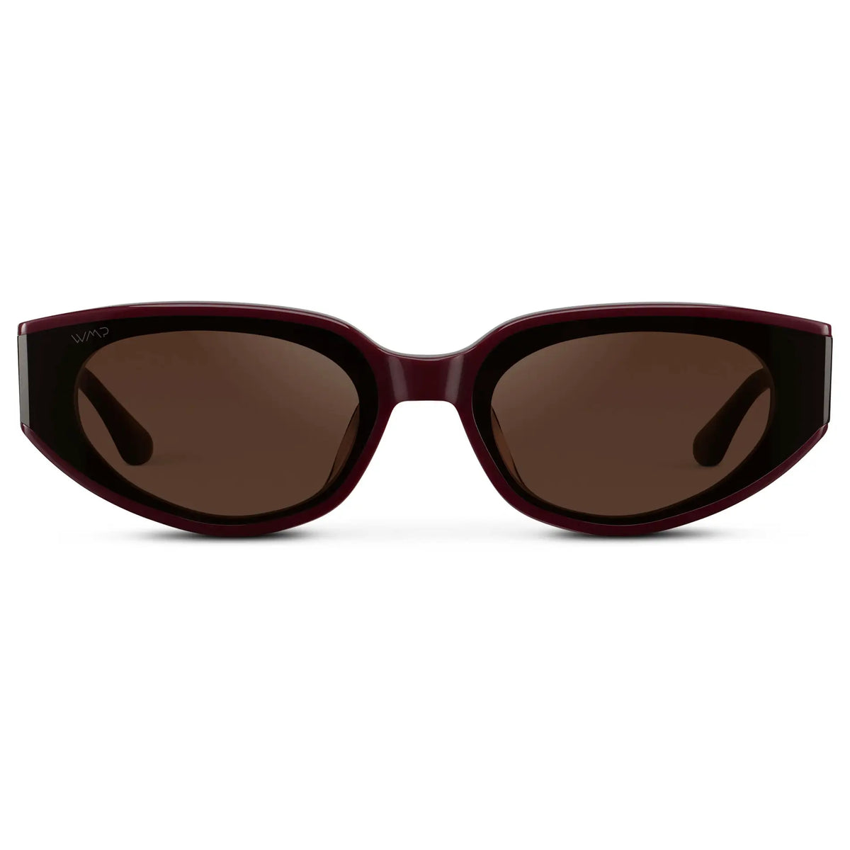 Black Cherry Red / Dark Brown Lens