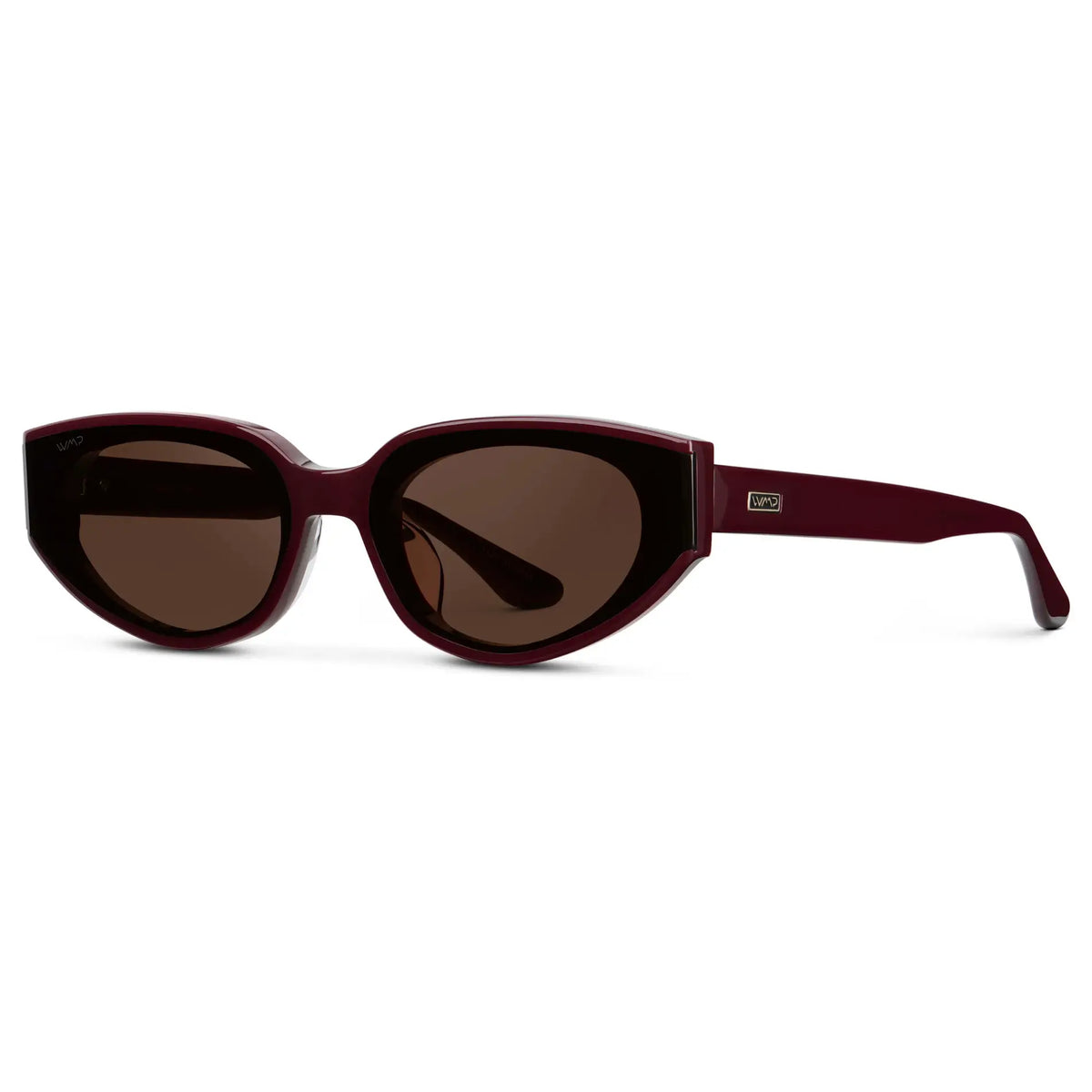 Black Cherry Red / Dark Brown Lens