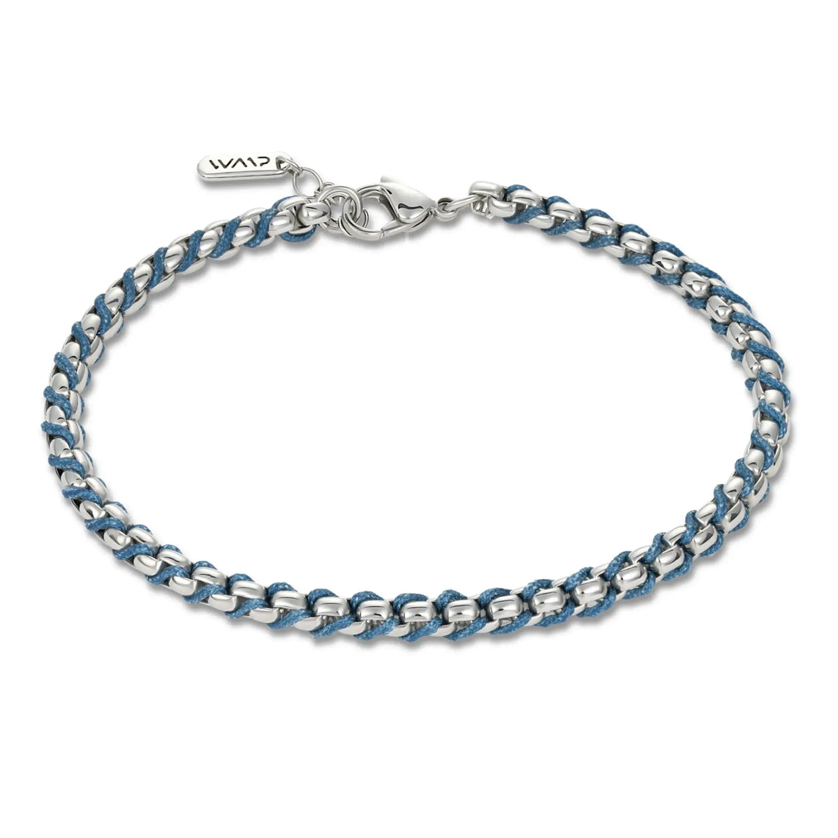 Silver / Blue