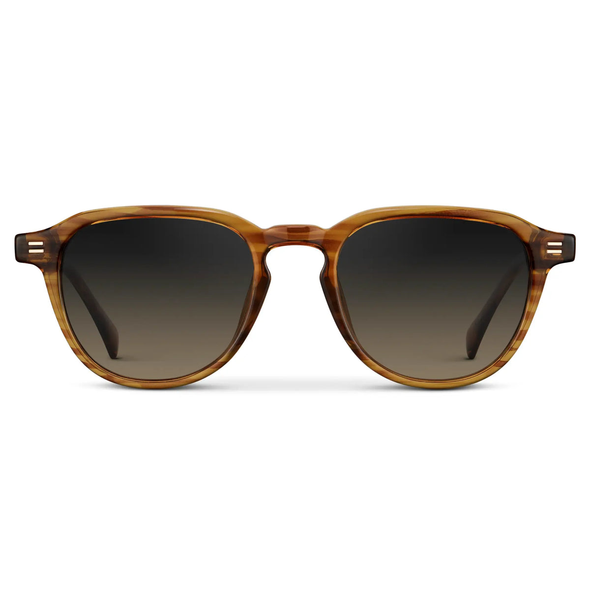 Golden Brown Grain / Grey Brown Gradient Lens