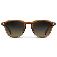 Golden Brown Grain / Grey Brown Gradient Lens