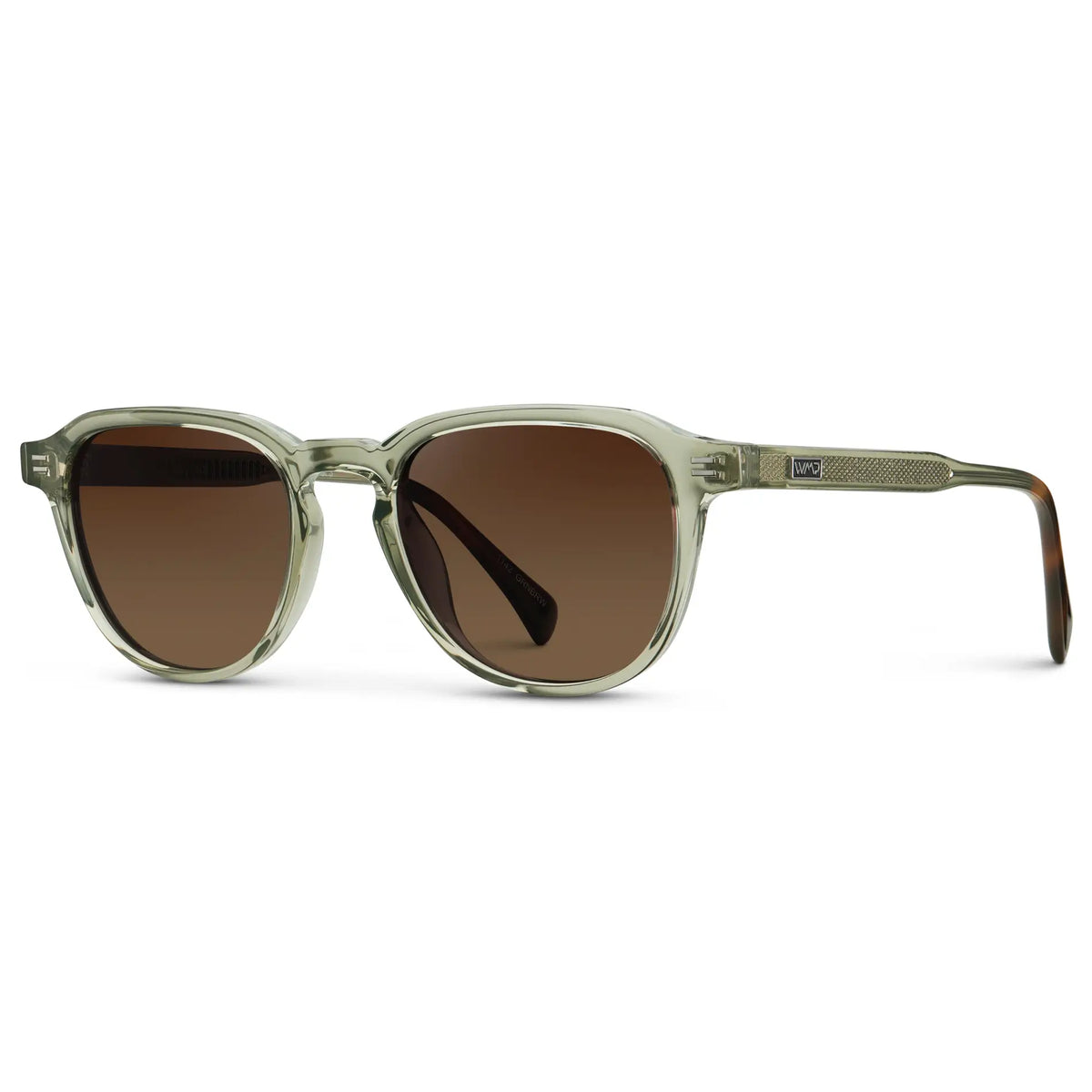 Palm Green / Brown Gold Gradient Lens