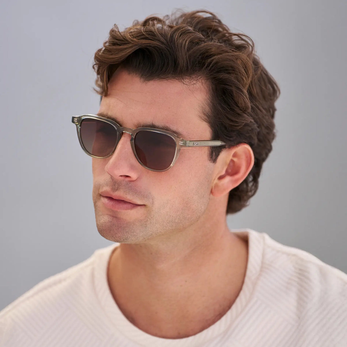 Palm Green / Brown Gold Gradient Lens