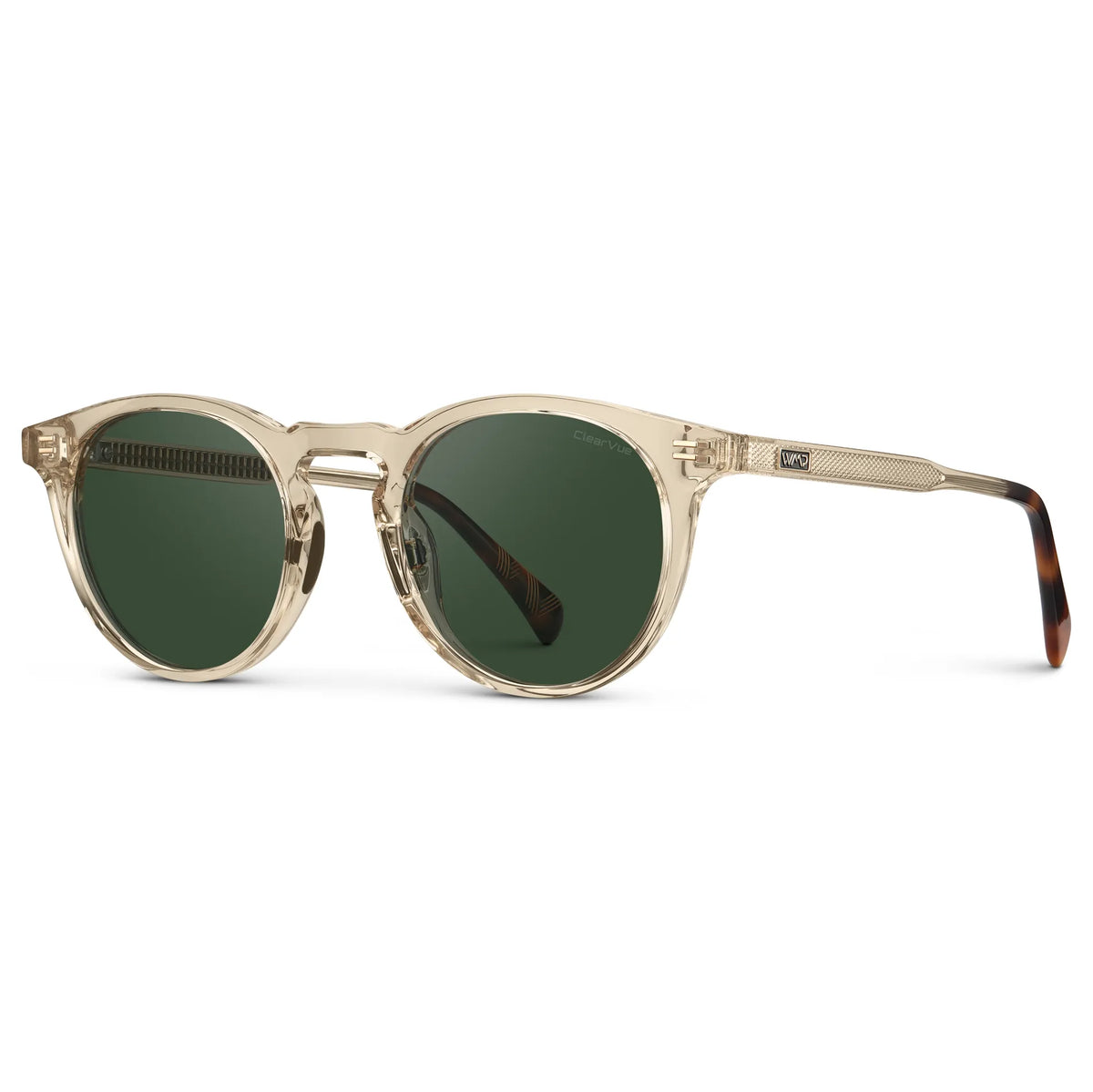 Crystal Sand Brown / Smoke Green Lens