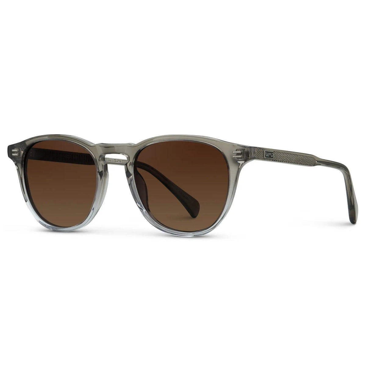 Charcoal Grey / Brown Gold Gradient Lens