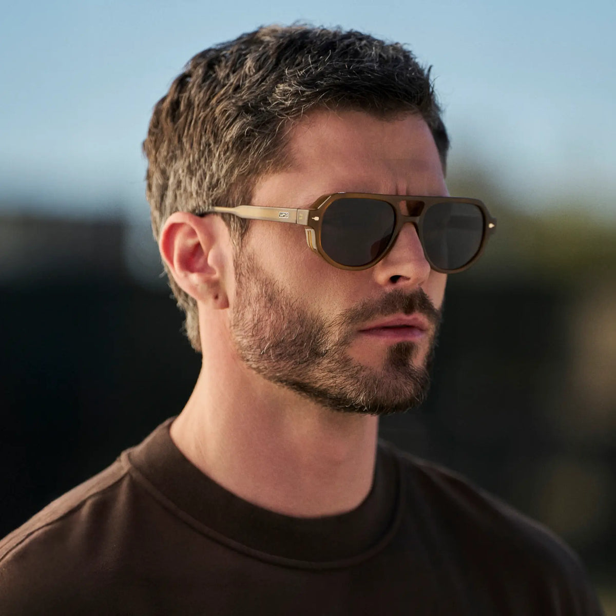Dune Brown / Black Lens