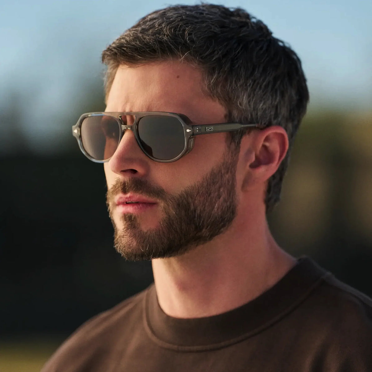 Sage Green / Brown Lens