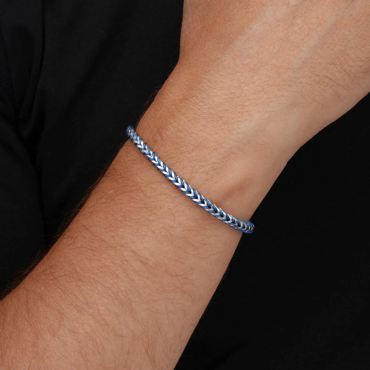 Silver / Denim Blue