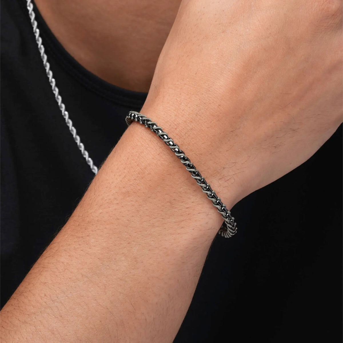 Gunmetal / Olive Green