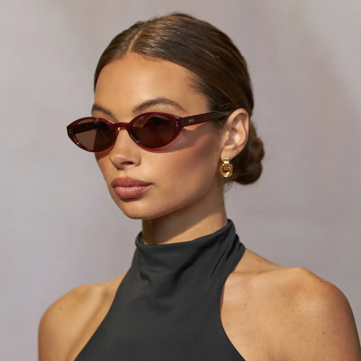 Red Garnet / Brown Lens