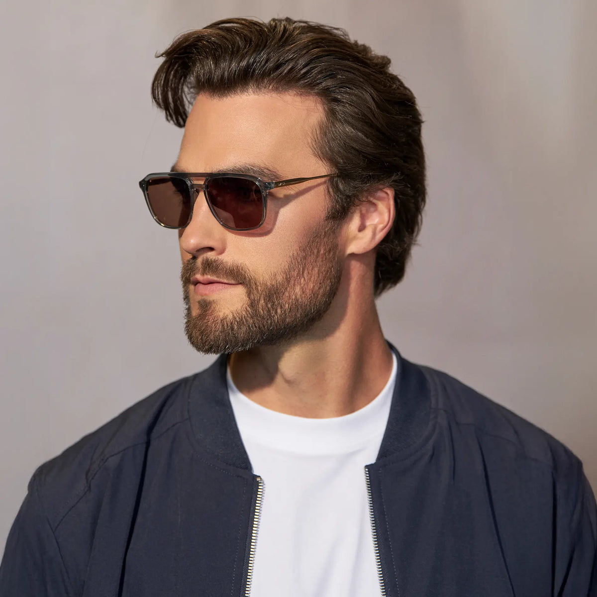 Stone Blue / Brown Lens