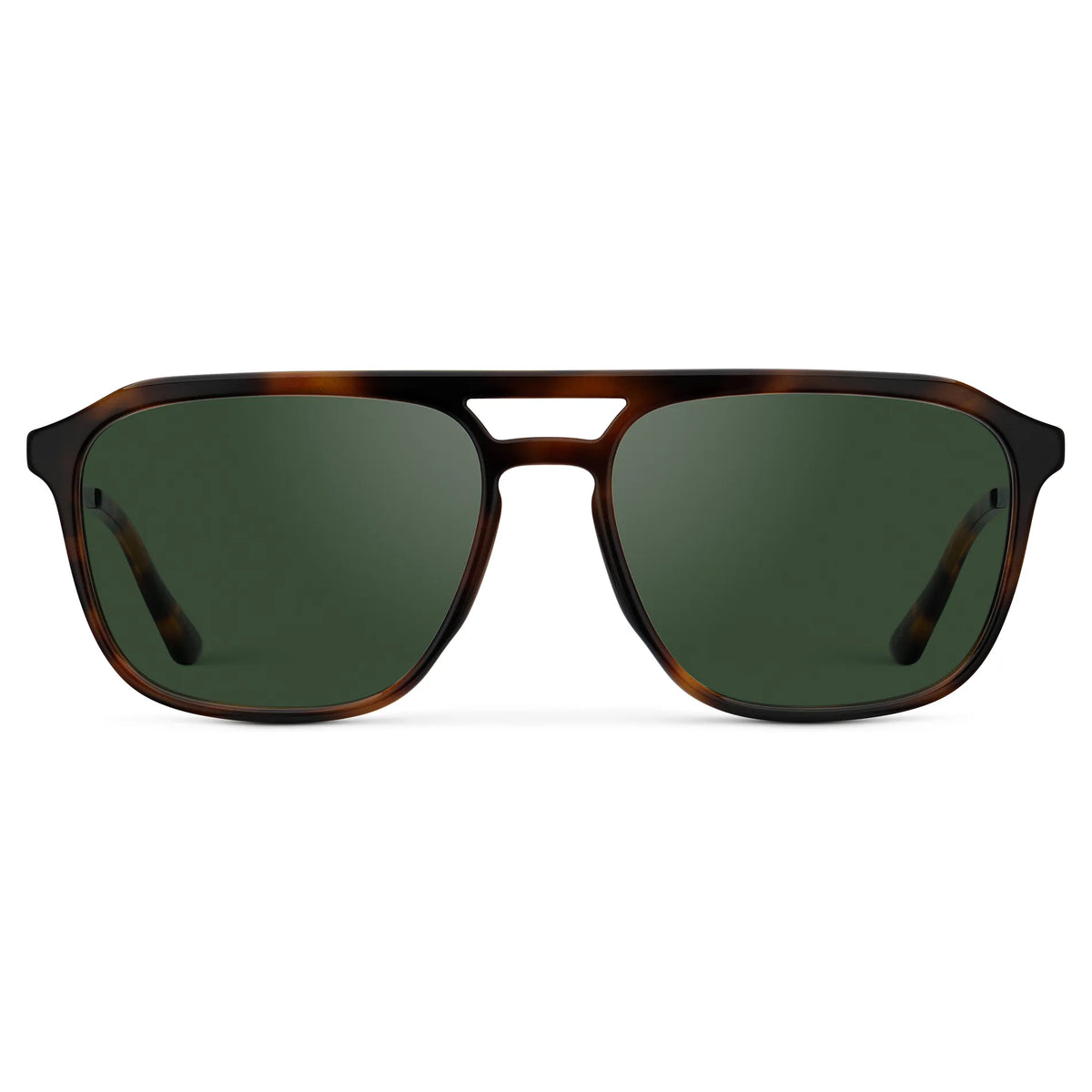 Brown Tortoise / Smoke Green Lens