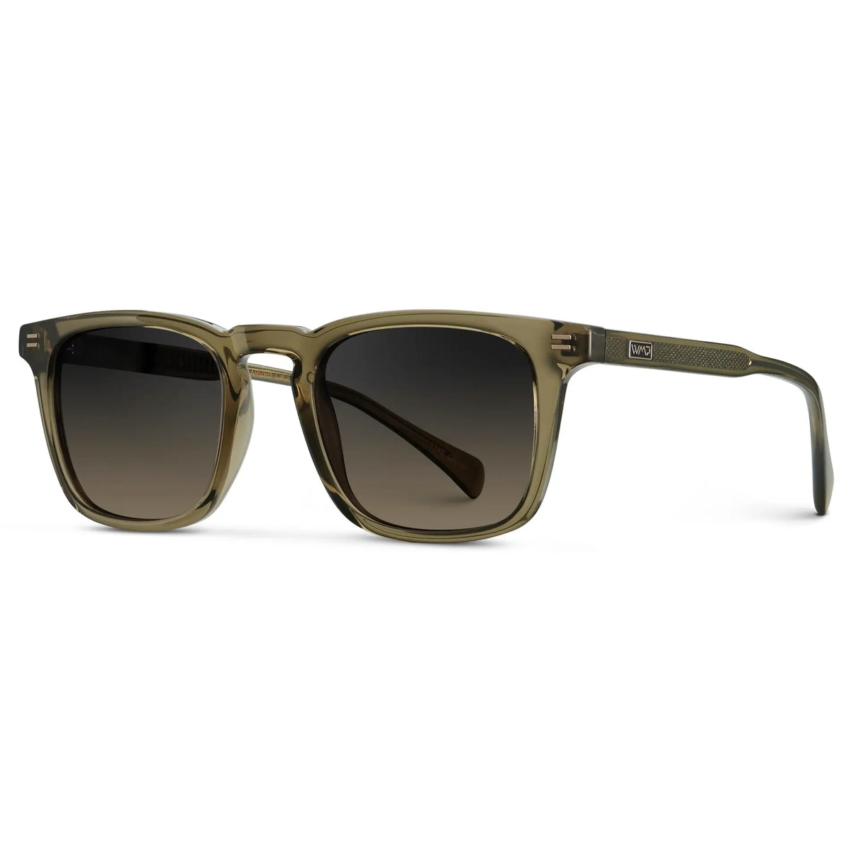 Khaki Green / Grey Brown Gradient Lens
