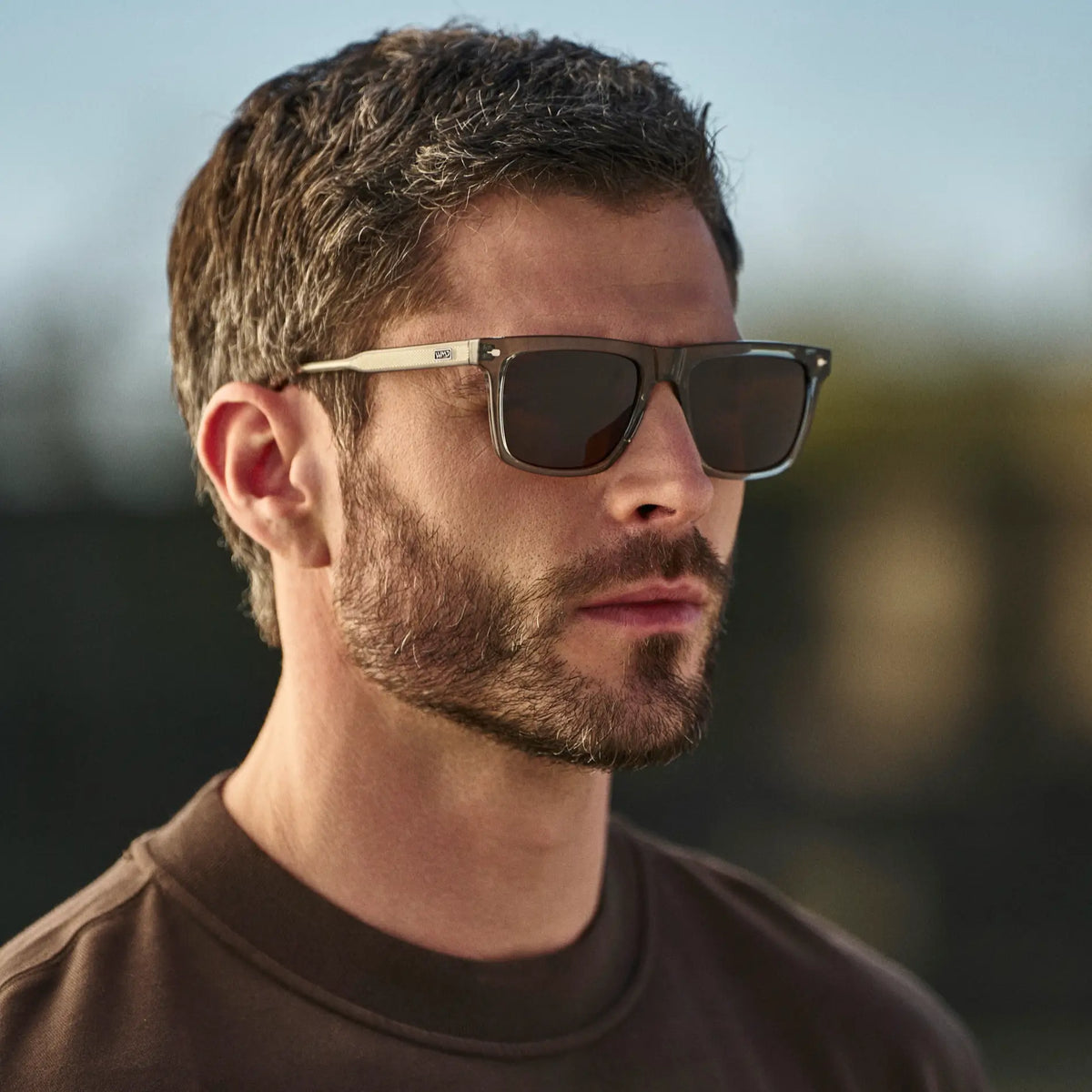 Sage Green / Dark Brown Lens