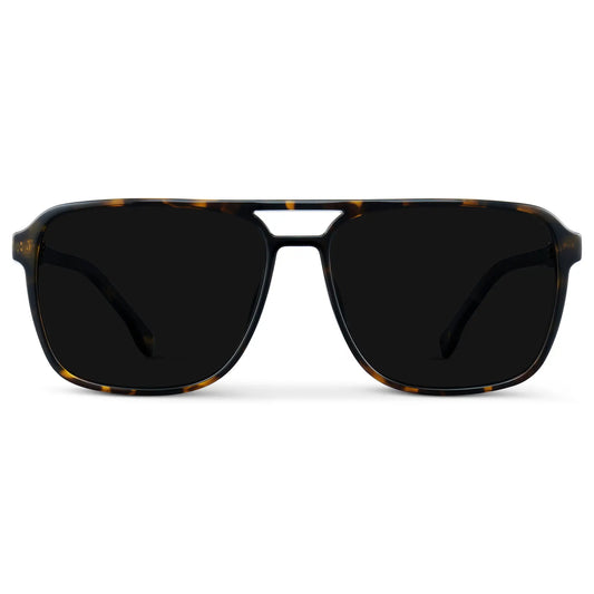 Obsidian Gold Tortoise / Triple Black Lens
