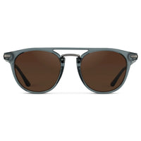 Stone Blue / Dark Brown Lens