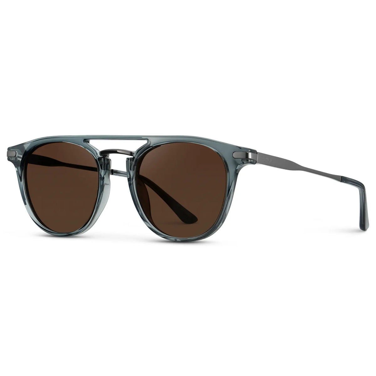 Stone Blue / Dark Brown Lens