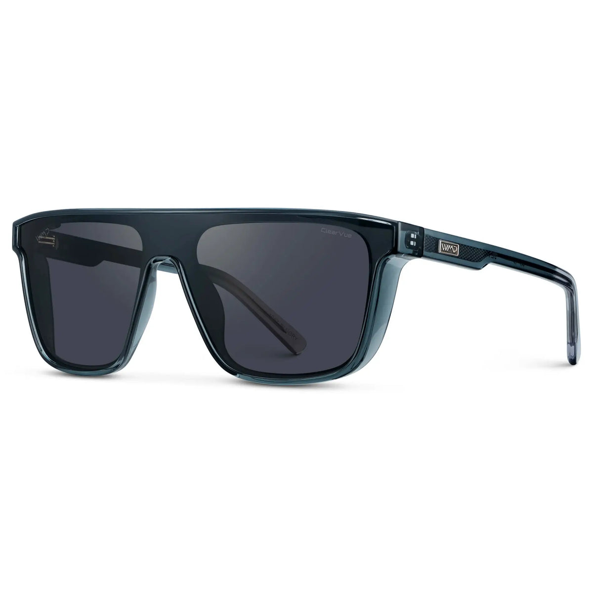 Crystal Steel Blue / Smoke Grey Lens