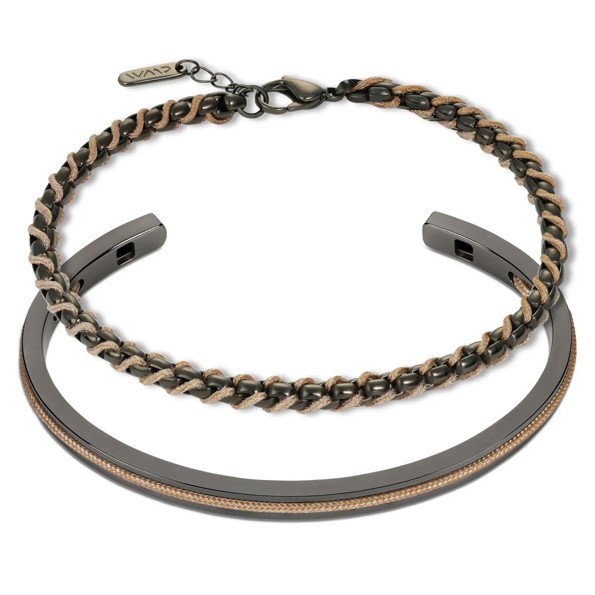 Gunmetal / Sand Rope