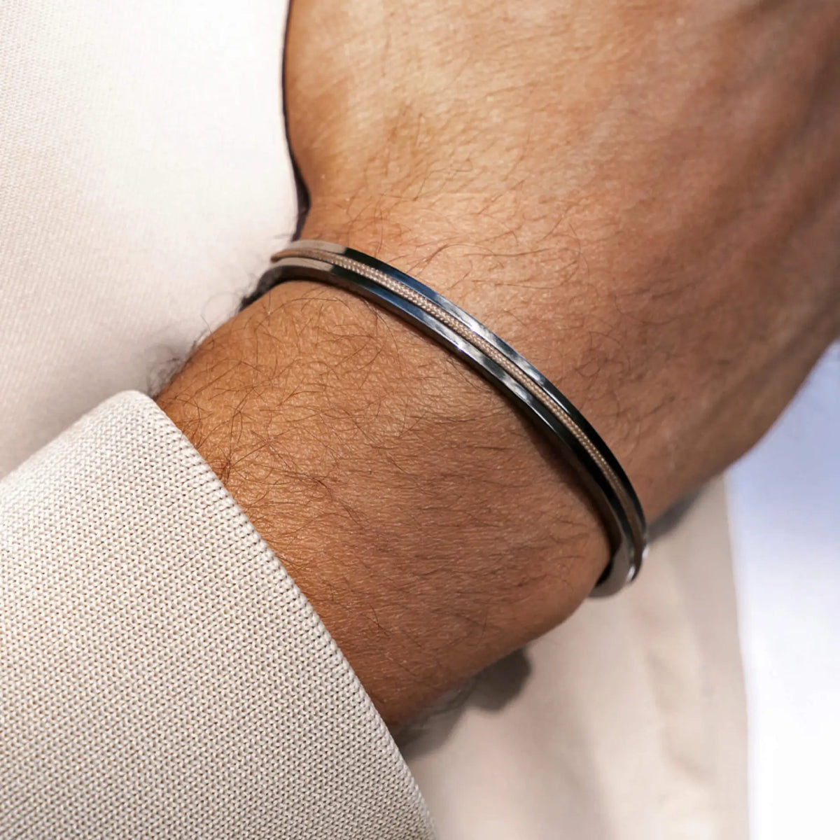 Gunmetal / Sand Rope