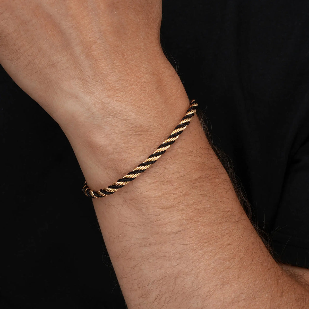 Gold / Black Rope