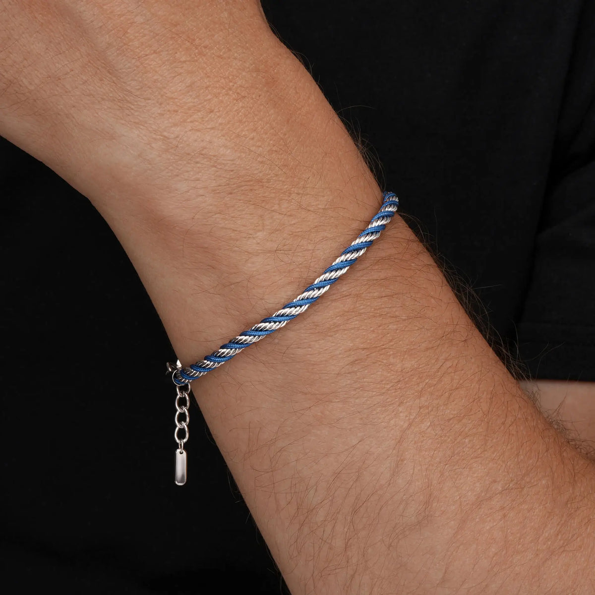 Silver / Denim Blue