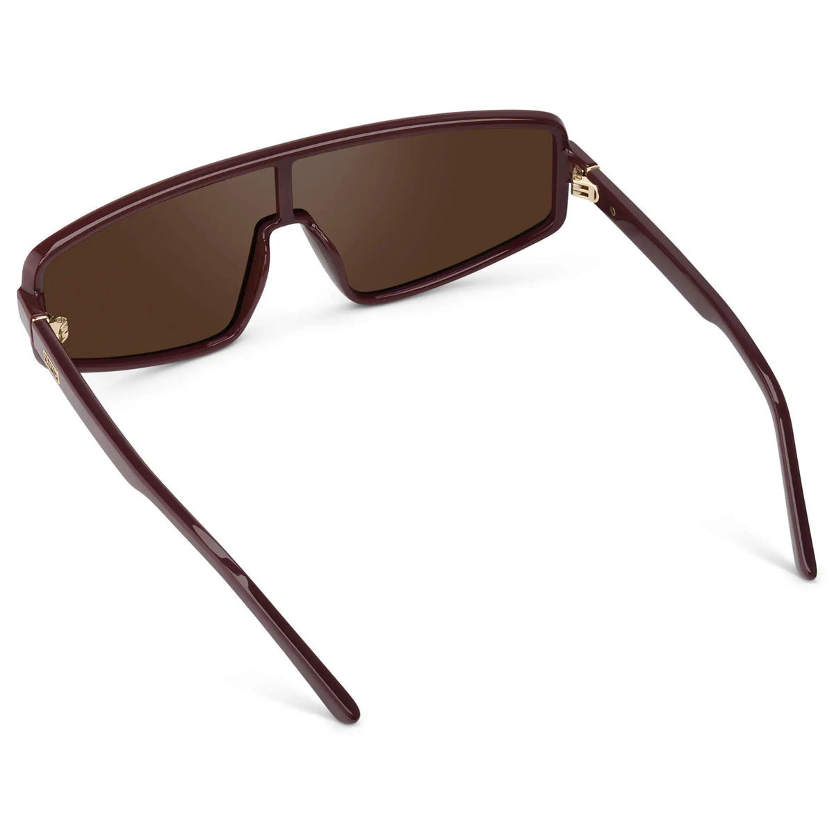 Black Cherry Red / Dark Brown Lens