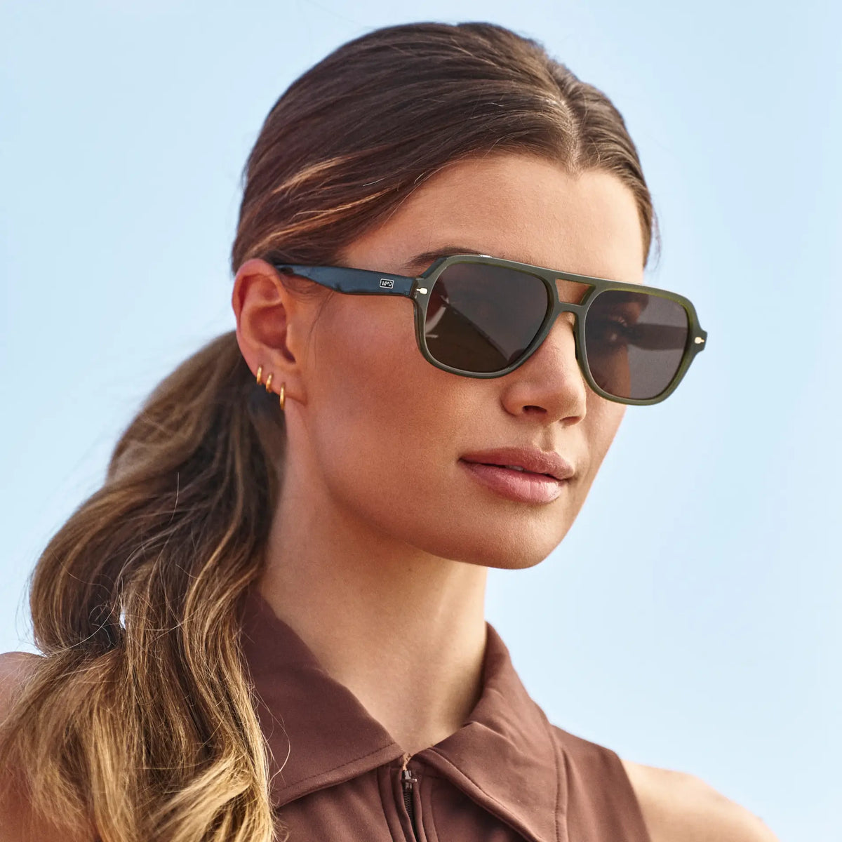 Olive Green / Brown Lens