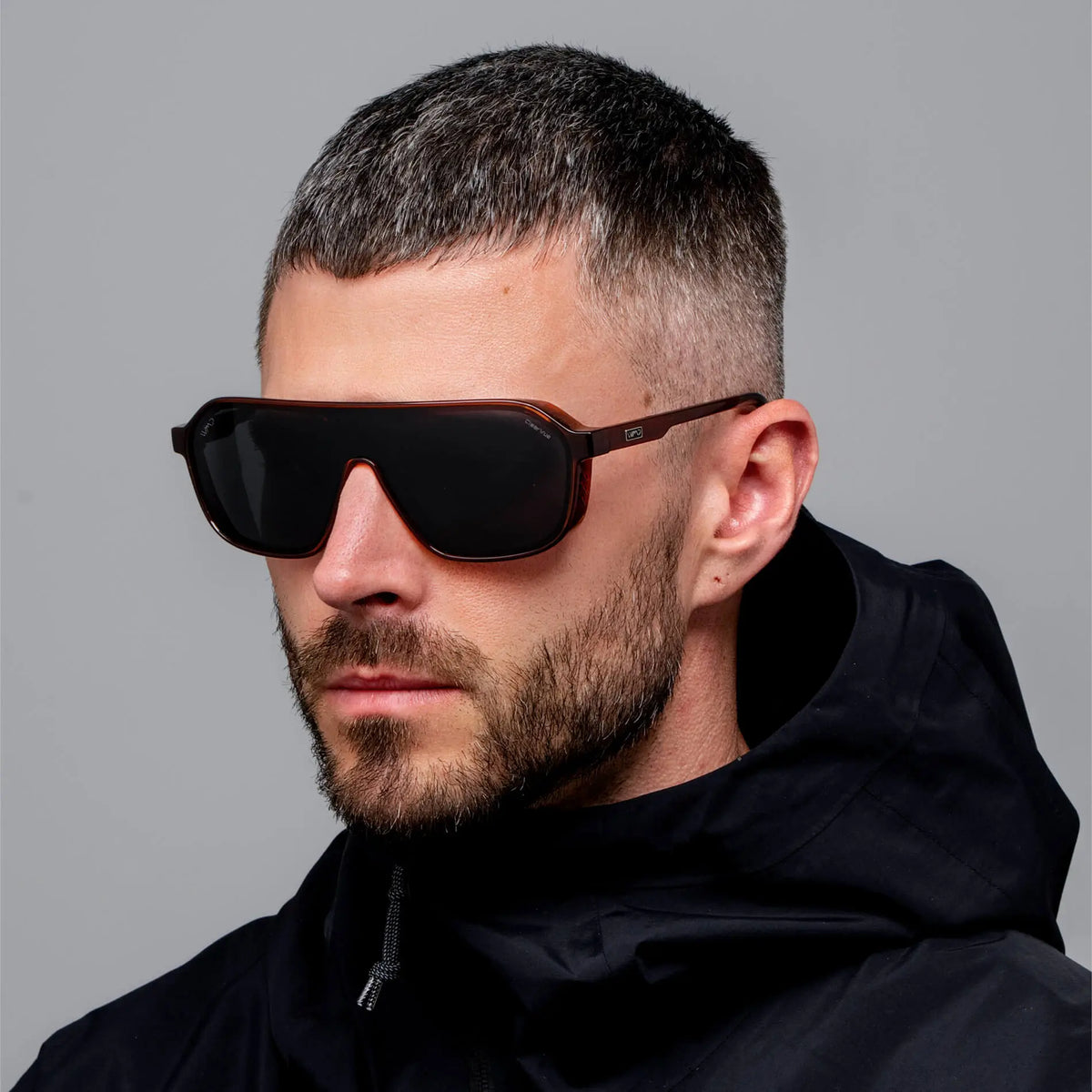 Crimson Red / Black Lens