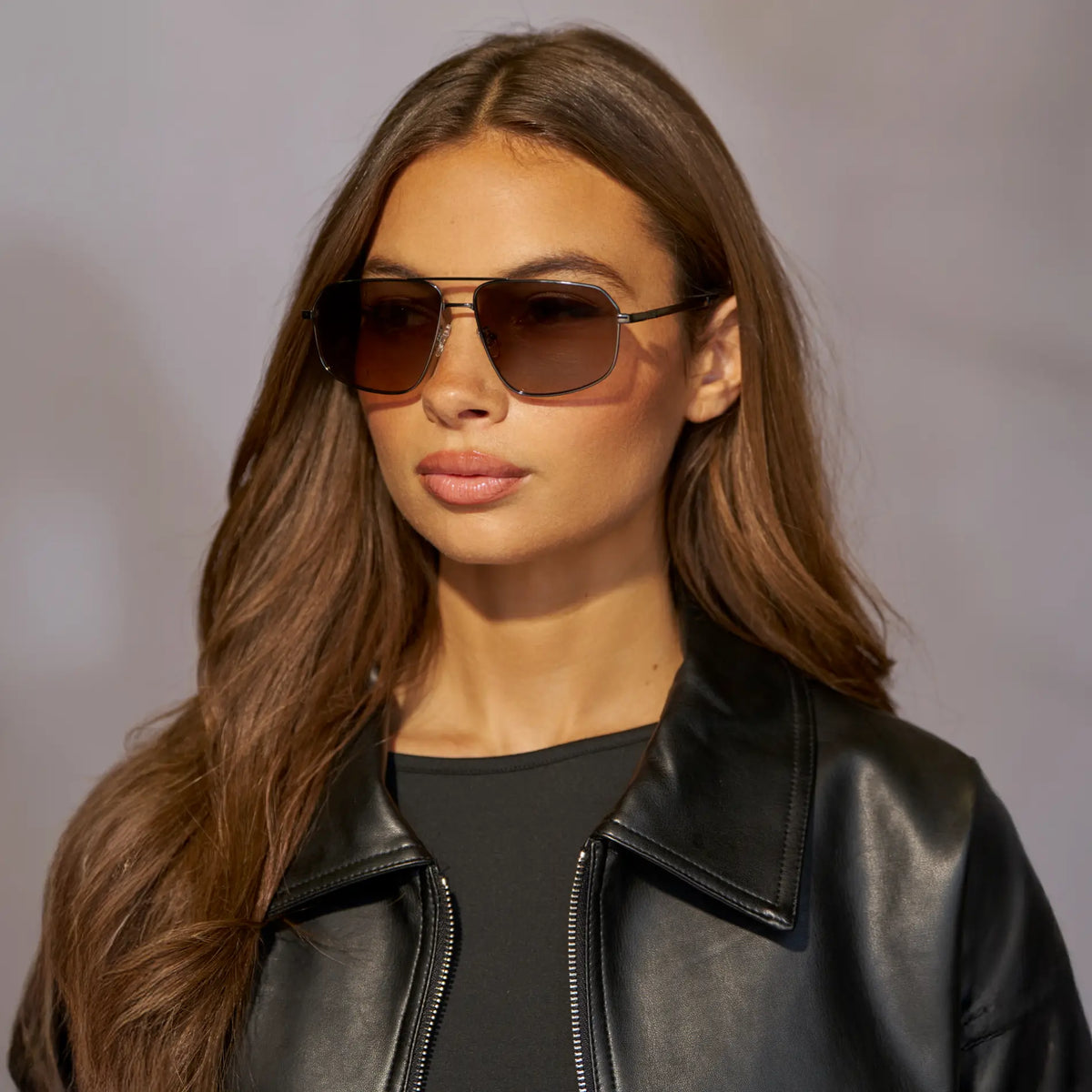 Gunmetal / Grey Brown Gradient Lens