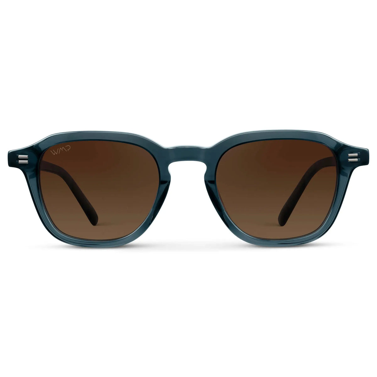 Crystal Steel Blue / Brown Gold Gradient Lens