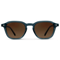 Crystal Steel Blue / Brown Gold Gradient Lens