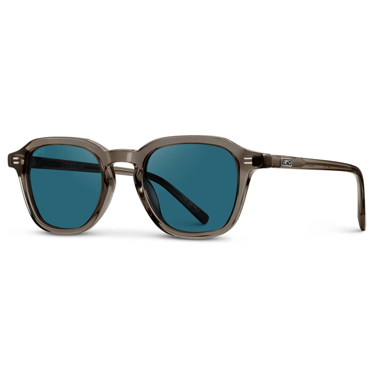 Crystal Gunmetal / Laguna Blue Lens