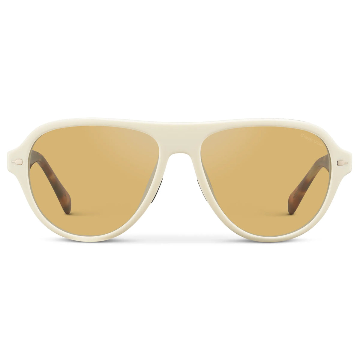 Ivory Tortoise / Yellow Tinted Lens