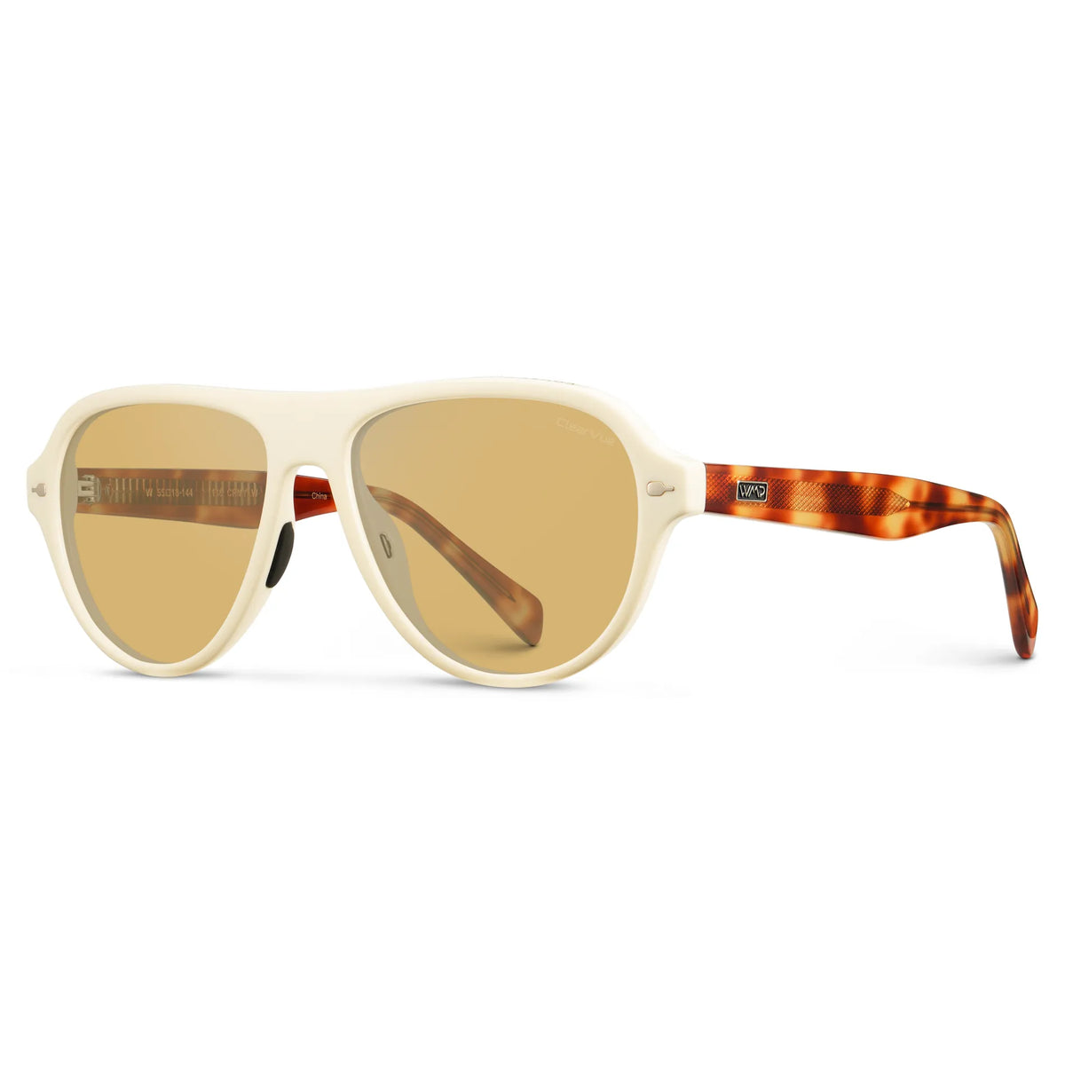 Ivory Tortoise / Yellow Tinted Lens