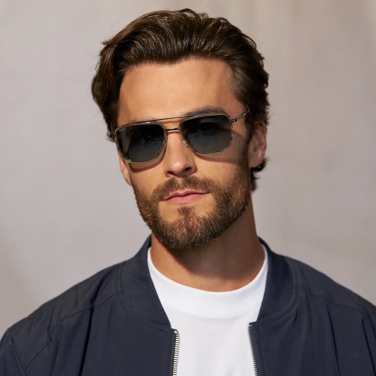 Timber Brown / Blue Gradient Lens