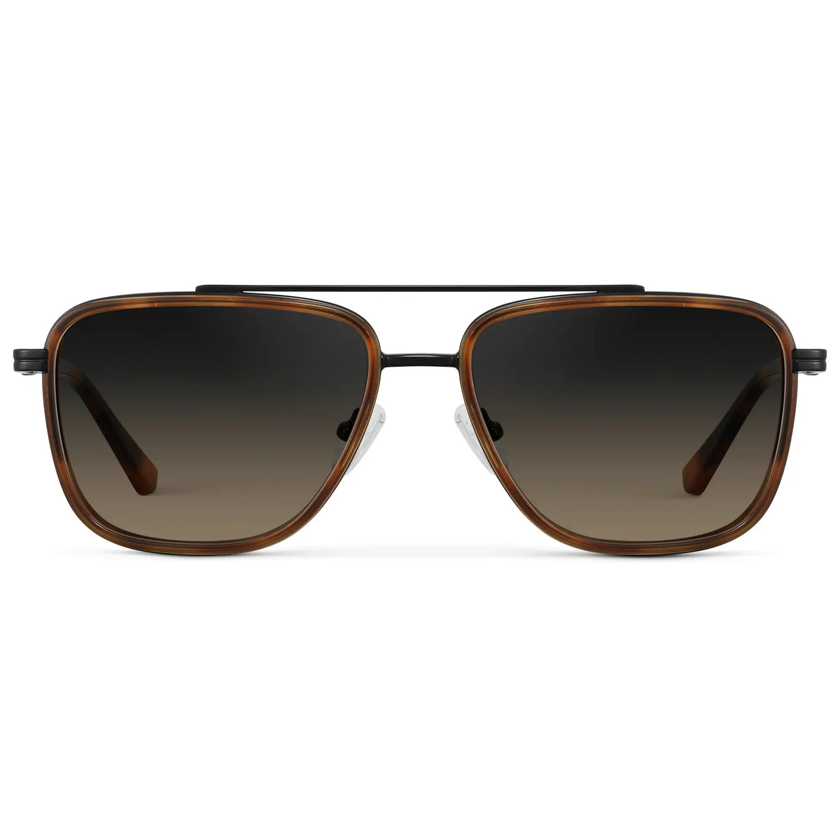 Brown Tortoise / Grey Brown Gradient Lens