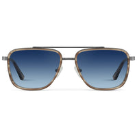 Timber Brown / Blue Gradient Lens