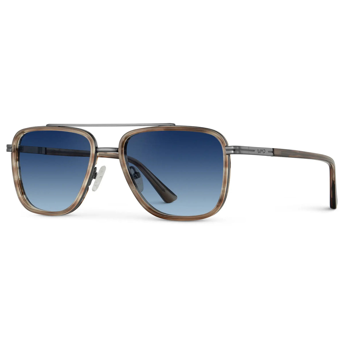 Timber Brown / Blue Gradient Lens